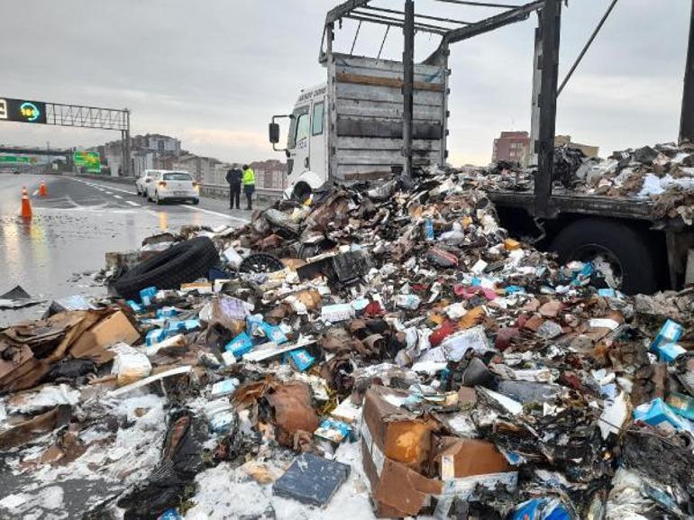 Kuzey Marmara Otoyolunda yangın paniği Hepsi yola saçıldı