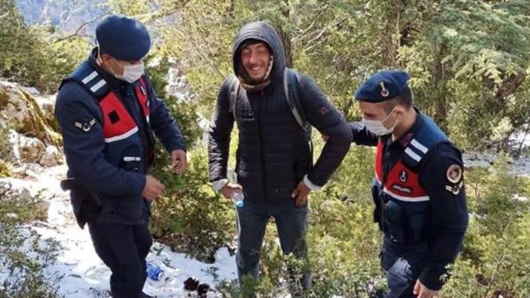 Flash development after days ... Young Aegean Kabalak, lost in Karaman, rescued