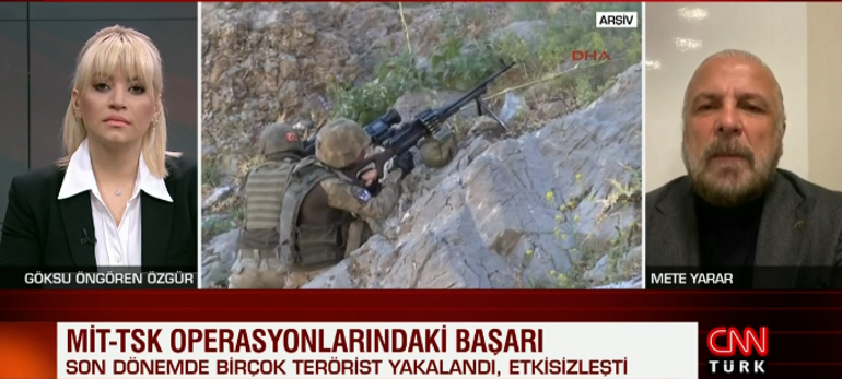 Mete Yarar Bu benim için de çok önemli diyerek açıkladı Kandil operasyonunda bomba detay