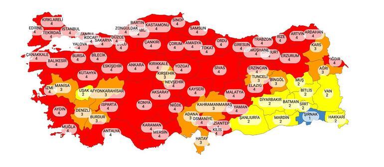 Son dakika haberi: Türkiye vaka haritası güncellendi İstanbul, Ankara, İzmir...