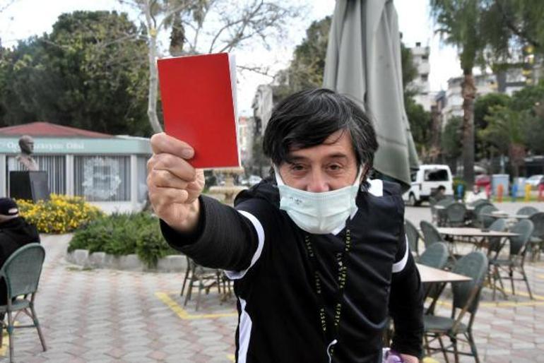 Korona hakeminden sarı ve kırmızı kartlı uyarı