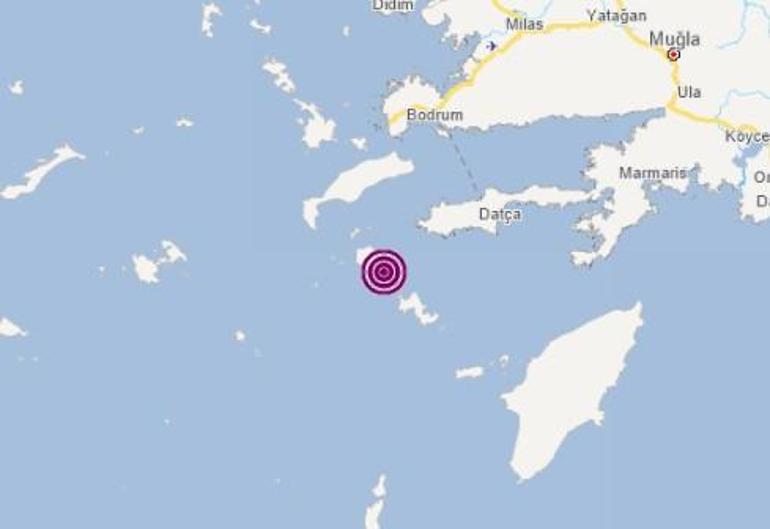 Son dakika deprem haberi: Muğla açıklarında 5.1 büyüklüğünde deprem