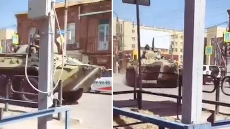Rusya'dan yeni adım: Tanklara 'savaş boyası' yapıldı