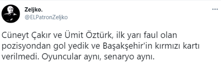Başakşehir-Fenerbahçe maçında Cüneyt Çakır'a büyük tepki! Gol sonrası Mert Hakan Yandaş ve oyuncular...
