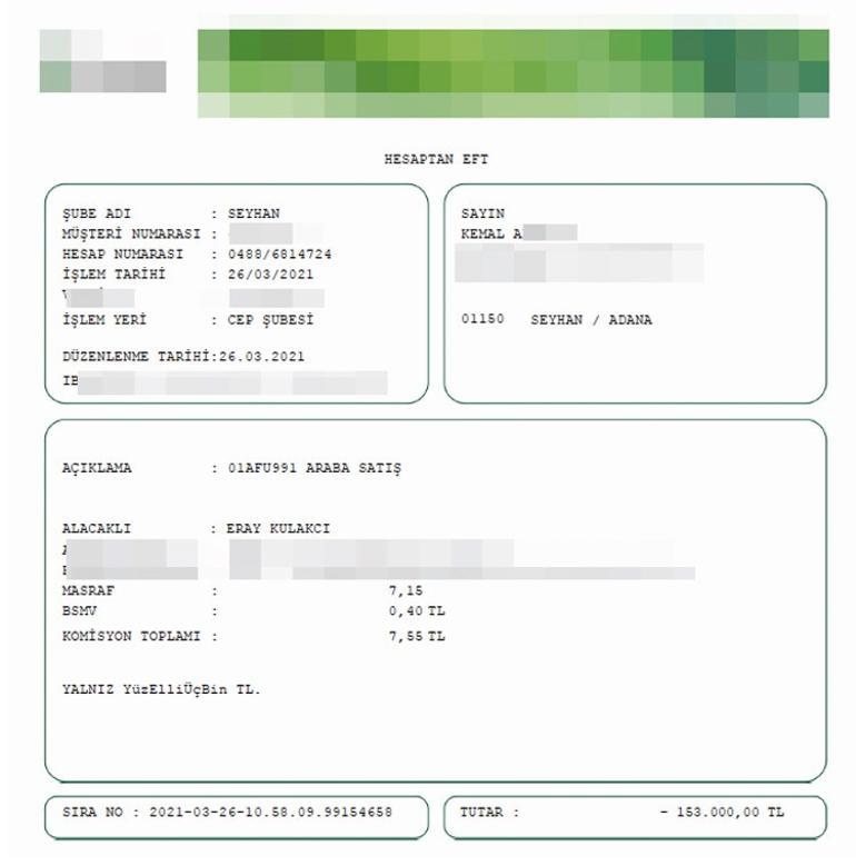 İkinci elde ‘sahte dekont’ oyunu