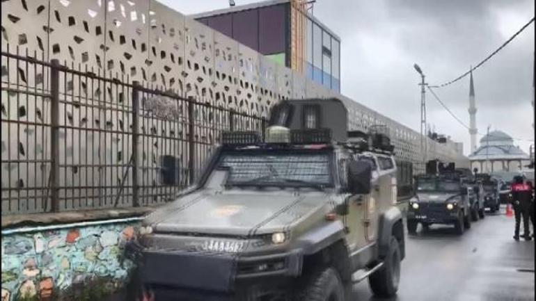 Okmeydanında denetim Polis giriş-çıkışları kapattı, didik didik aradı