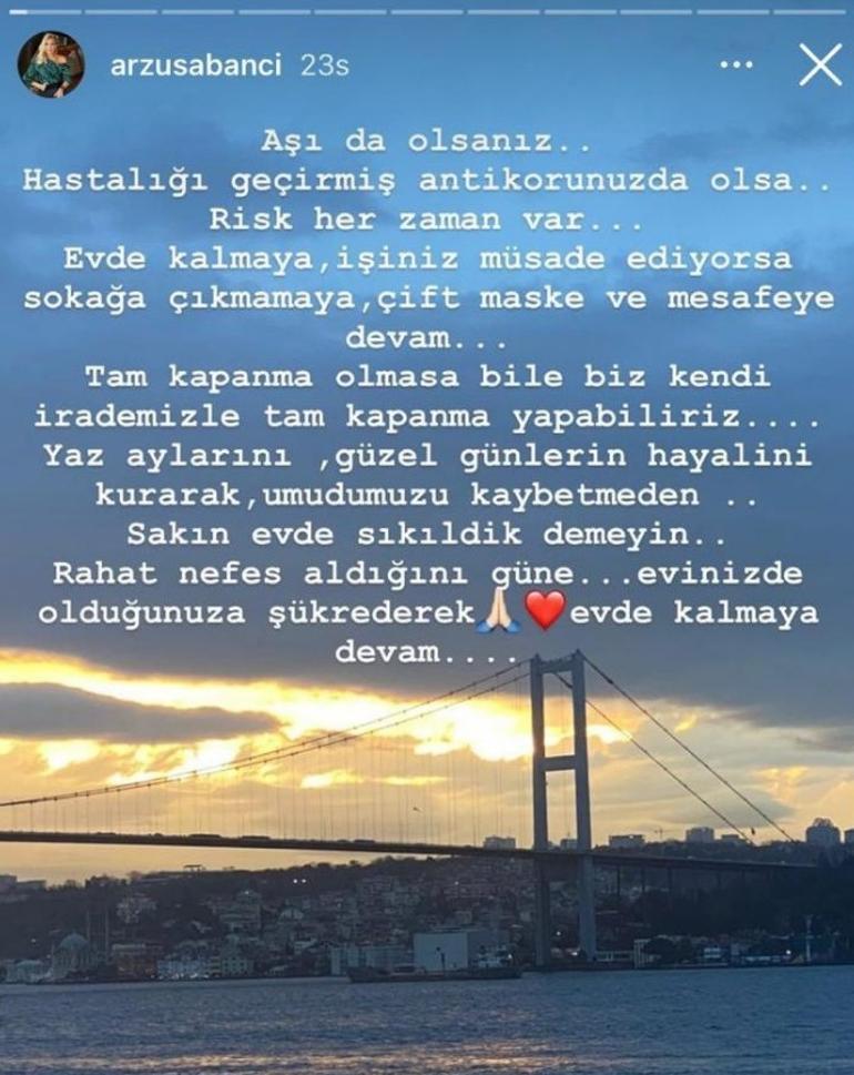 Arzu Sabancı: Sakın evde sıkıldık demeyin
