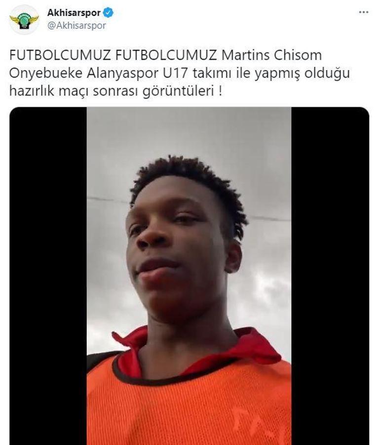 Son dakika: Akhisarspor'dan Martins Chisom Onyebueke için resmi açıklama! Sahte futbolcu iddiası...