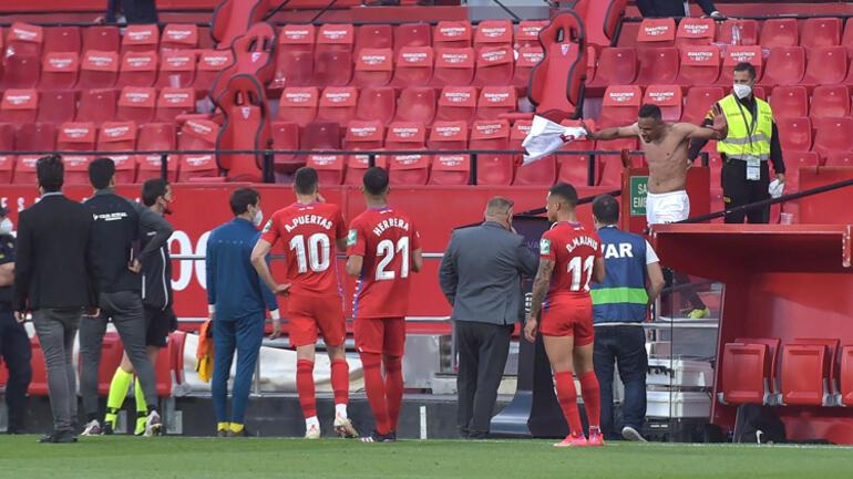Sevilla - Granada maçında hakemden skandal hata! Maçı erken bitirince olanlar oldu...