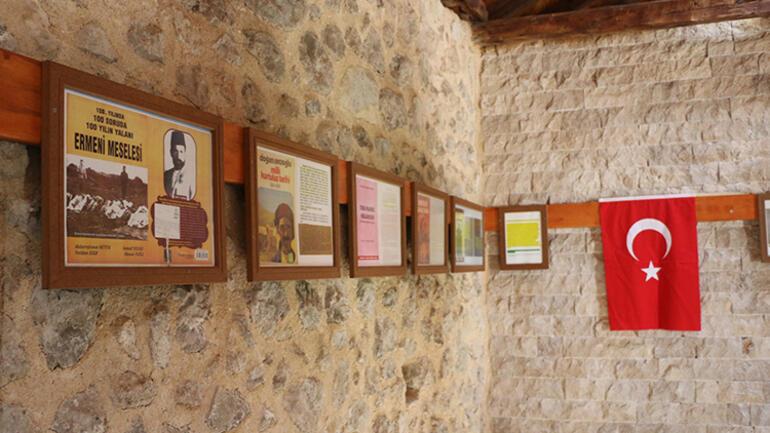 Ermeni çetelerinin yaptığı katliamlar belge ve fotoğraflarla çiftlikte sergileniyor