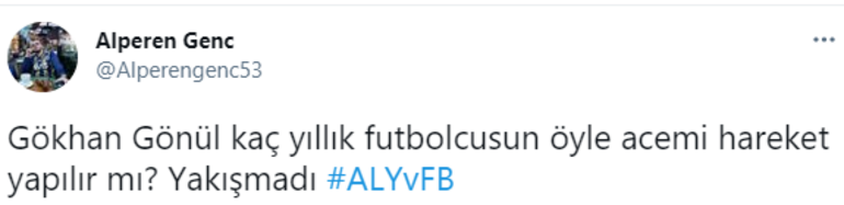Alanyaspor-Fenerbahçe maçına damga vuran kırmızı kart! Gökhan Gönül'ün hamlesi taraftarı ikiye böldü