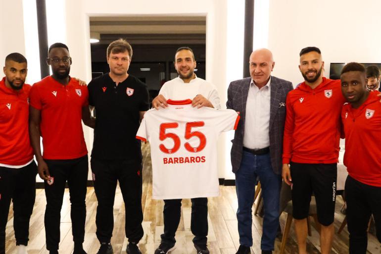 MasterChef finalisti Barbaros Yoloğlu, Samsunspor'u ziyaret edip sunum yaptı