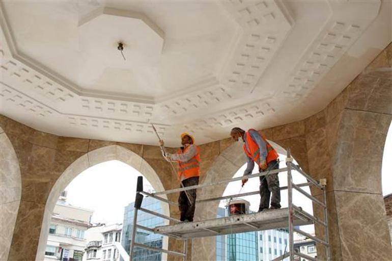 Taksim Camii bu cuma açılıyor Son düzenlemeler yapılıyor