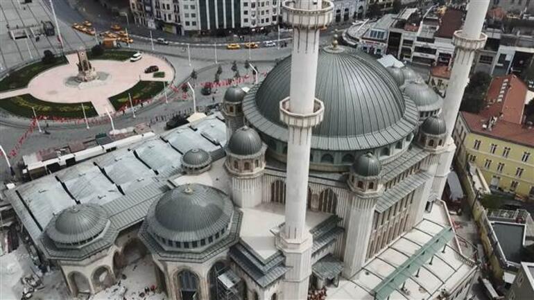 Taksim Camii bu cuma açılıyor Son düzenlemeler yapılıyor