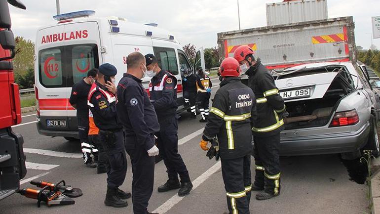 Orduda korkunç trafik kazası