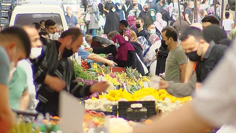 Pazarcılar hale vatandaşlar pazarlara koştu