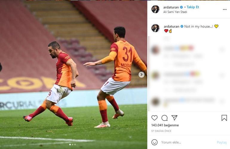 Galatasaray-Beşiktaş maçı sonrası Arda Turan: Benim evimde olmaz