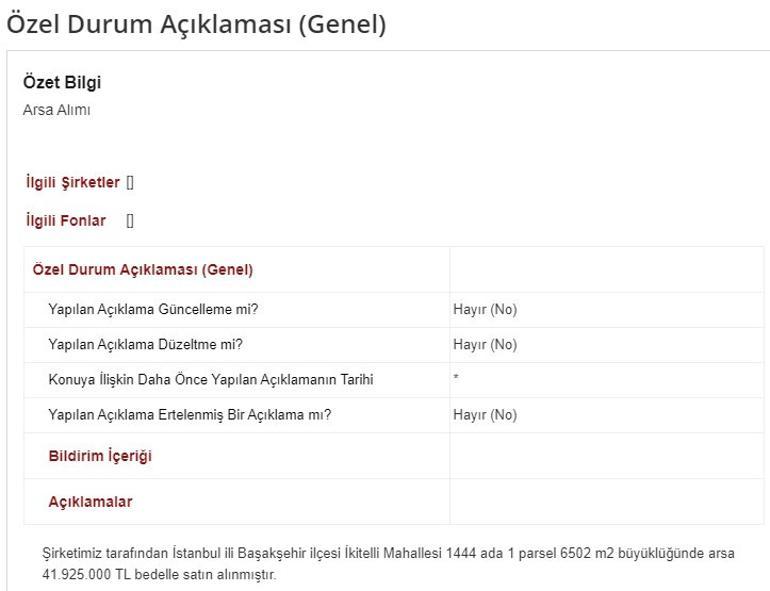 Son dakika... İstanbul’da dev arsa satıldı! İçinde hafriyat çalışması var