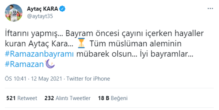 Son Dakika: Kasımpaşada Aytaç Karanın paylaşımı transfer ateşini yaktı Galatasaray...