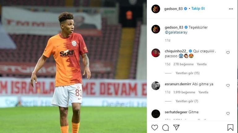 Son dakika: Galatasaray'da ilk ayrılık resmileşti! Gedson Fernandes...