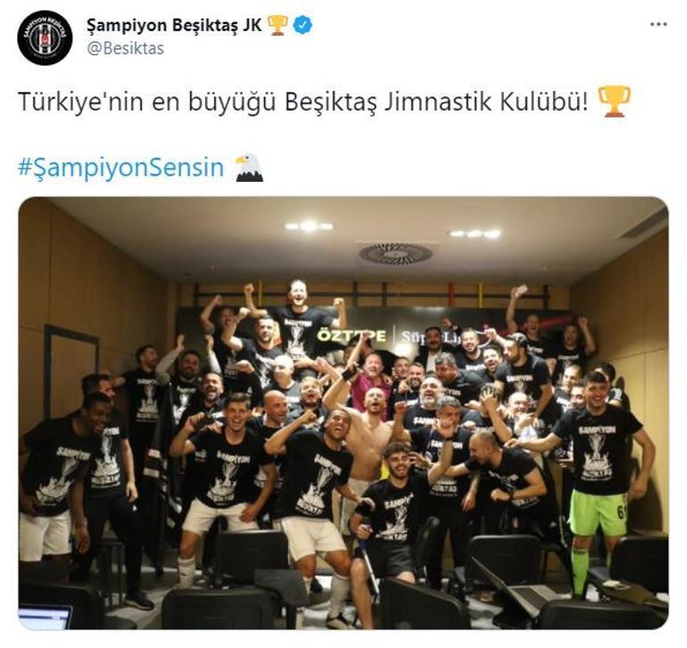 Son dakika: Süper Lig'de şampiyon olan Beşiktaş'tan Galatasaray ve Fenerbahçe'ye olay gönderme!