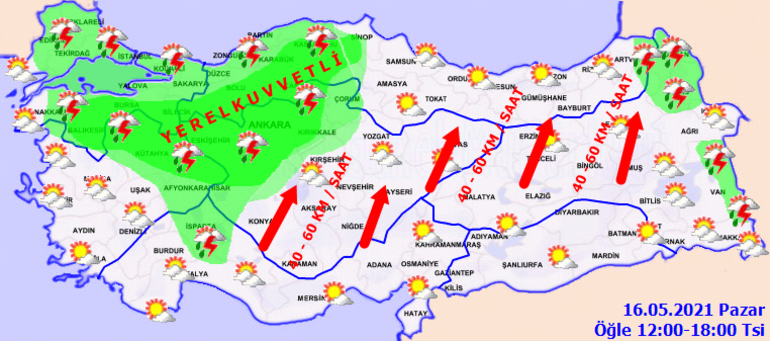 Son dakika: Meteorolojiden Marmara Bölgesi için yağış uyarısı