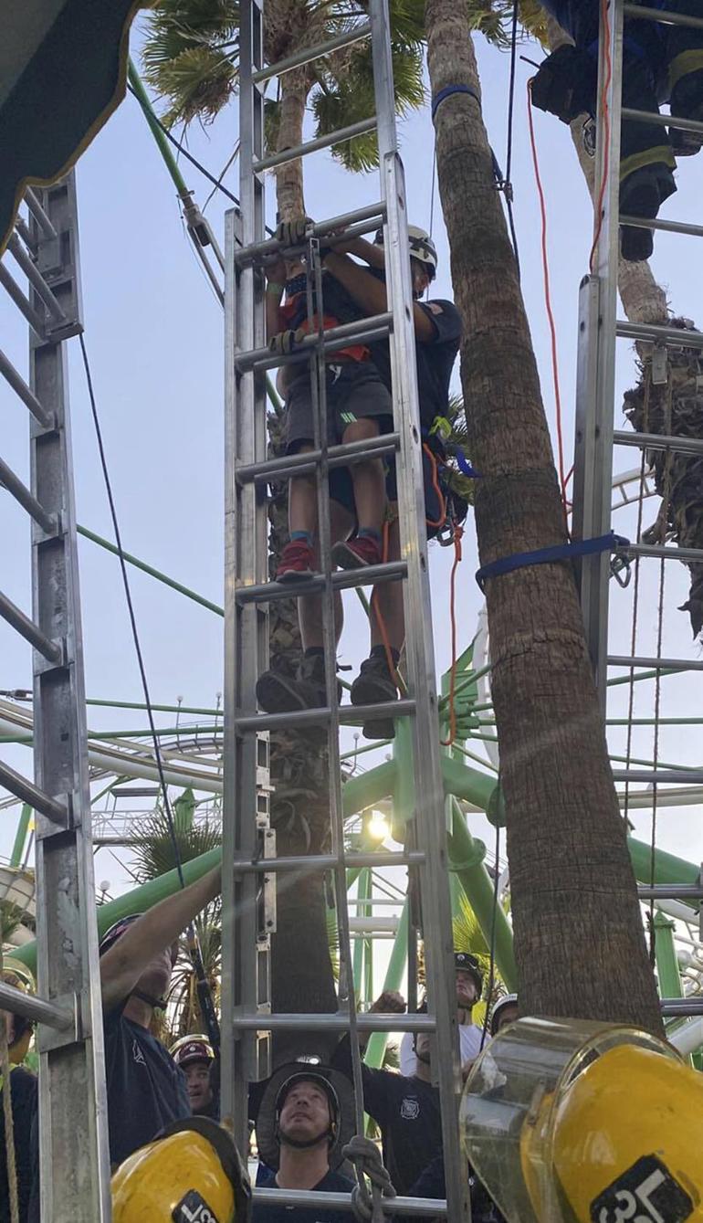 Lunaparkta korku dolu anlar!