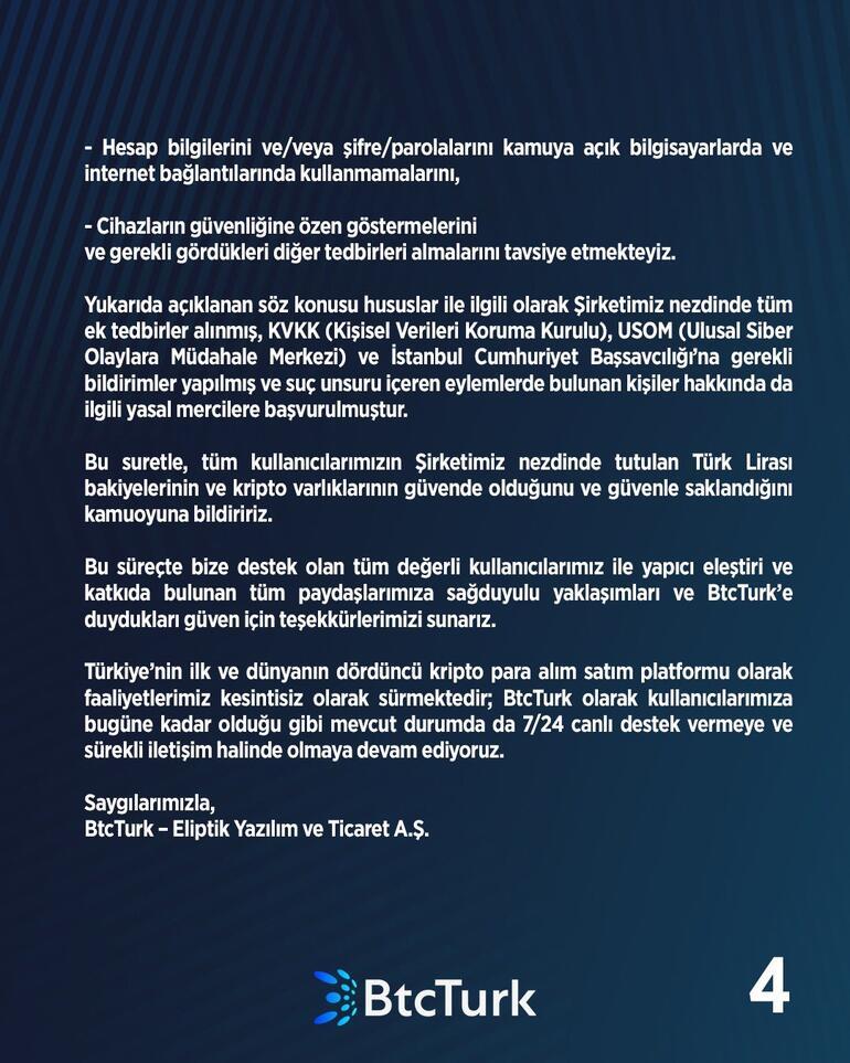 Btc Turk'ten 'hacklendi' iddialarına resmi açıklama