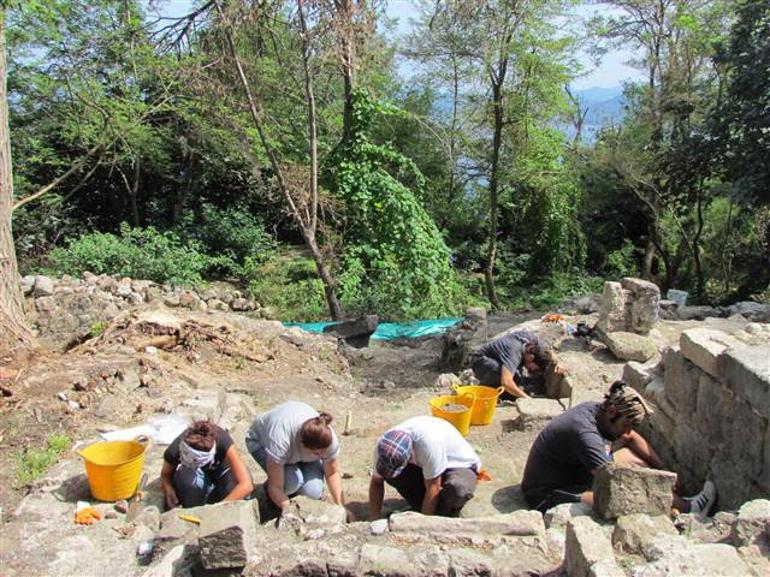 Giresun Adasında 4 yıl aradan sonra ilk Birçok buluntu ele geçti