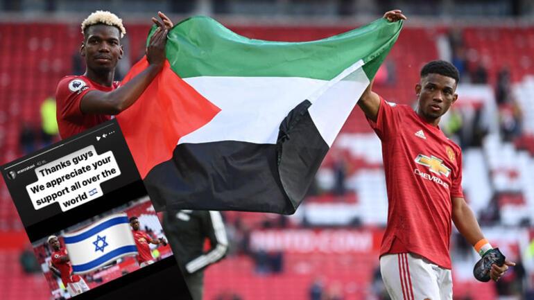 İsrailli futbolcu Eran Zahavi'den bir skandal daha! Bu kez Filistin bayrağı açan Pogba ile dalga geçti...