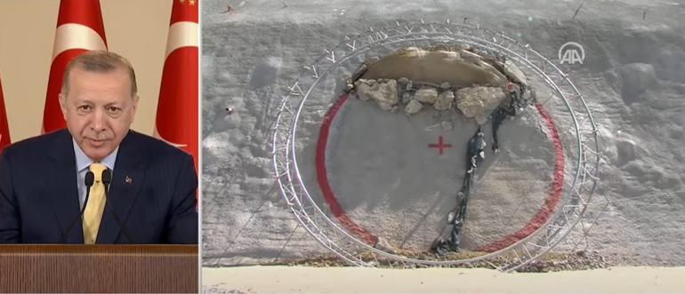 KKTC Sulama İletim Tüneli Açılış Töreni... Cumhurbaşkanı Erdoğan: Ömrü dolmuş formüllerle zaman kaybedilmemeli