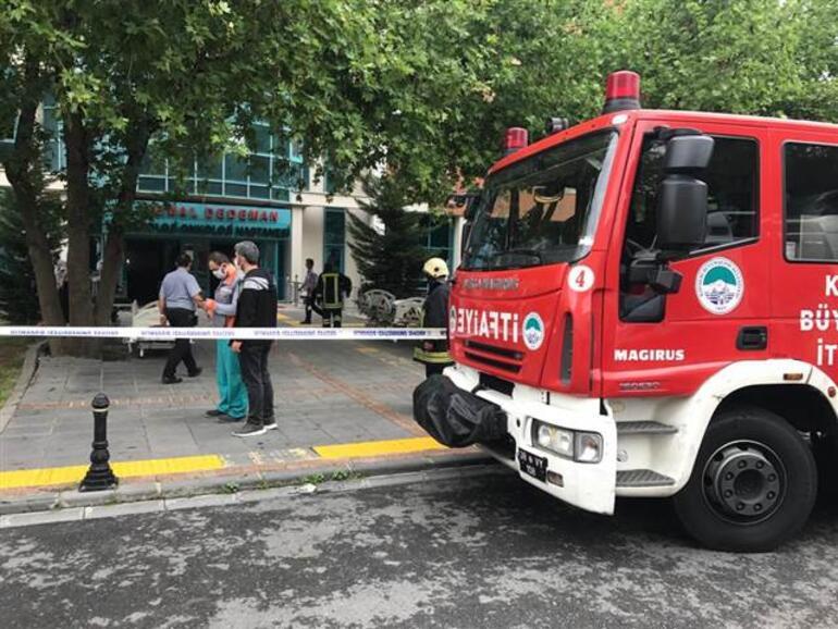 son dakika kayseri erciyes universitesi nde yangin