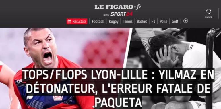 Burak Yılmaz, Fransa'da manşetlerde! "Lille'i şampiyonluğa götürdü..."