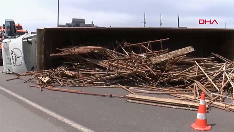 Son dakika: TEM Otoyolunda kaza Trafik durma noktasına geldi