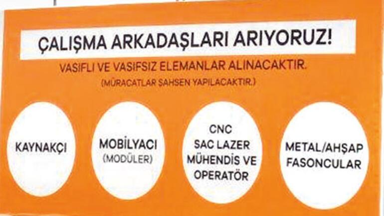 fabrikalara isci ariyoruz haberler