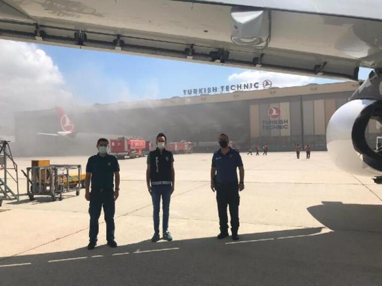 Atatürk Havalimanında oksijen tüpü patladı THYden açıklama