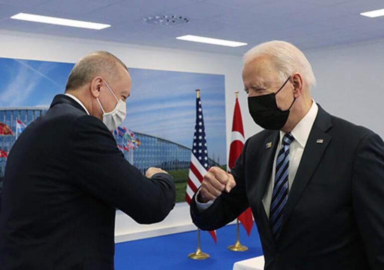 Son dakika... Belçikadaki NATO Zirvesi sırasında gerçekleşen Erdoğan-Biden görüşmesi başladı