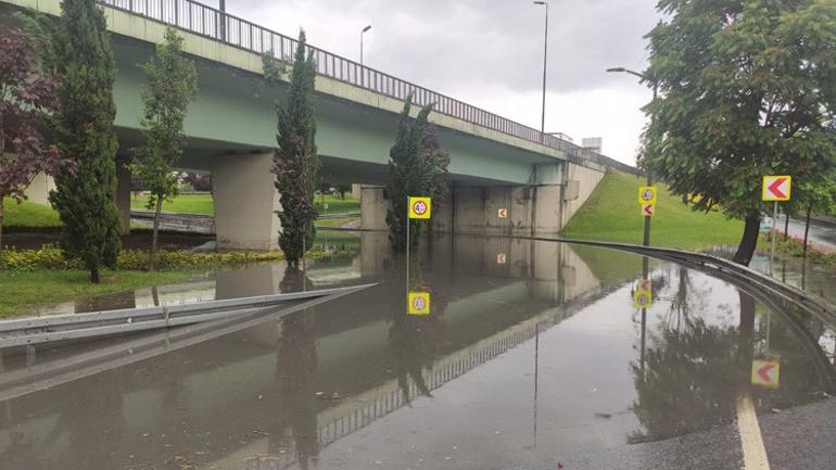 Son dakika: İstanbulda yoğun sağanak Her yer göle döndü... Prof. Dr. Şenden sıradışı meteorolojik olay uyarısı