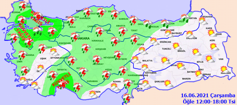 Son dakika hava durumu: Meteorolojiden İstanbul ve çok sayıda kente kuvvetli yağış uyarısı