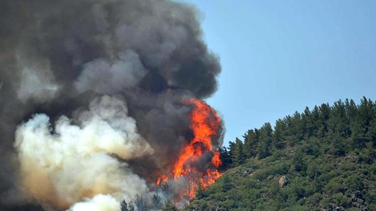 Son Dakika Marmaris Te Orman Yangini