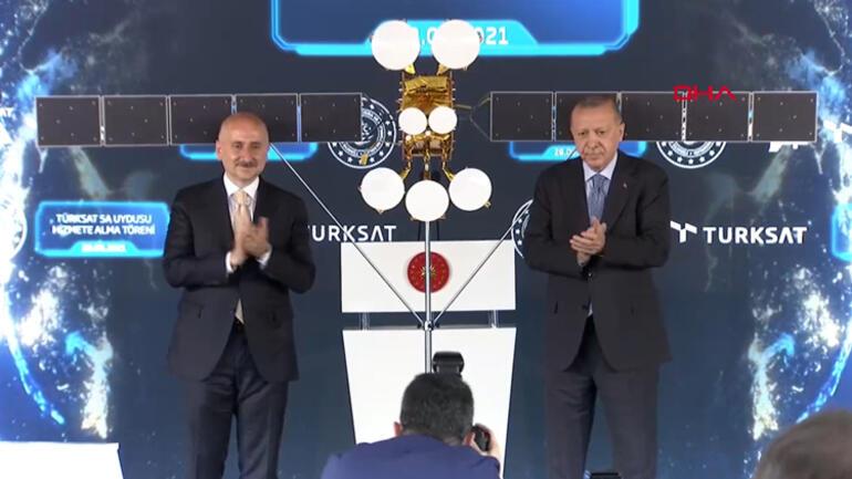 Son dakika... Türksat 5A hizmete alındı Cumhurbaşkanı Erdoğan: Türkiye dünyadaki ilk 10 ülke arasına girecek
