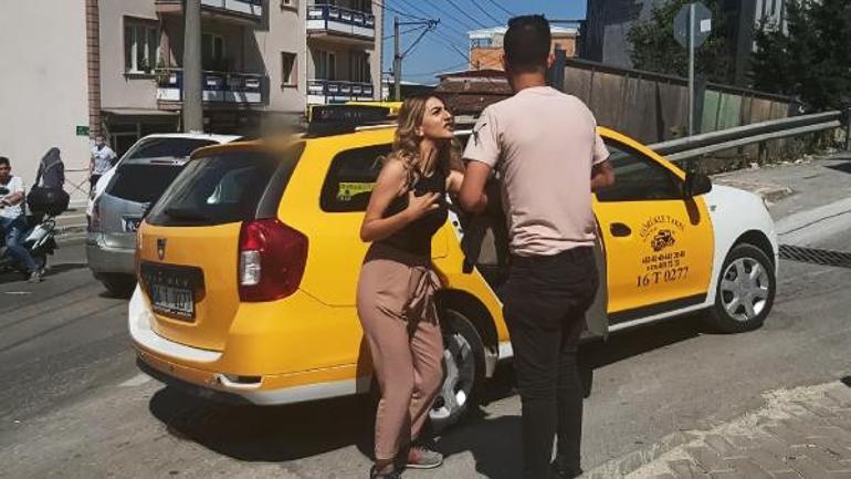 Bursada dehşet anları DHA muhabirleri genç kadını kurtardı