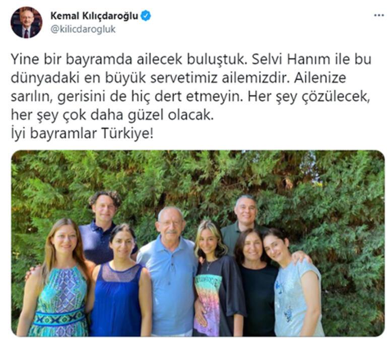 CHP Genel Başkanı Kılıçdaroğlundan bayram paylaşımı