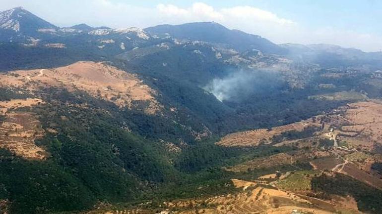 Son dakika... İzmir Güzelbahçede orman yangını