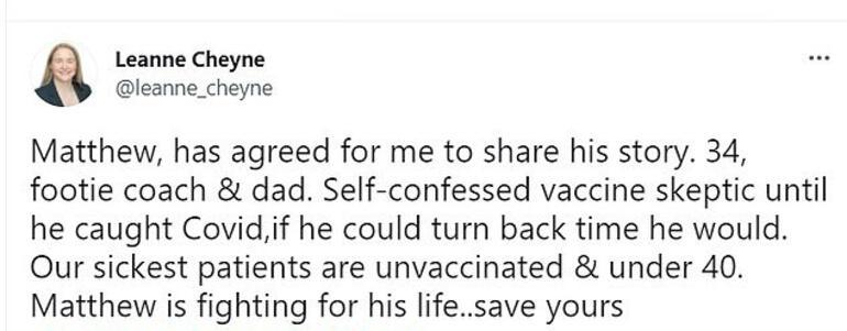 Son pişmanlık fayda etmedi... Aşı karşıtlığı hayatına mal oldu
