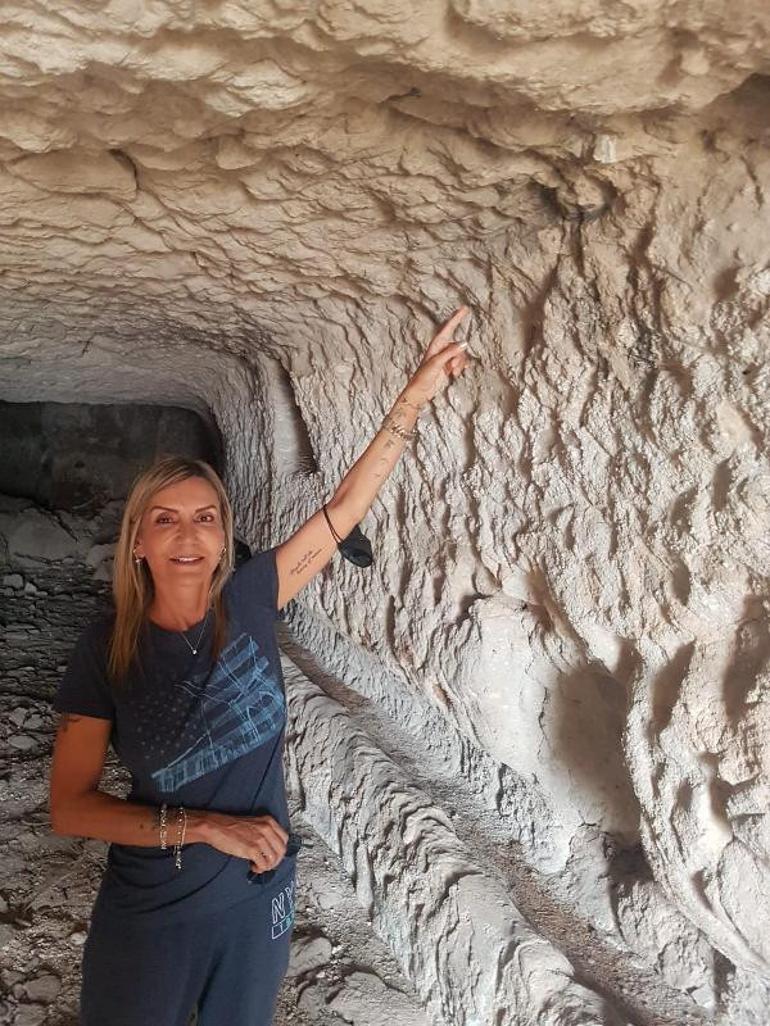 Kayseride ilk kez tüf mağara tavanında fosil bulundu Son derece ilginç ve heyecan verici