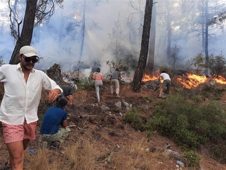 Son dakika... Yangında son durum... Muğlada alarm Bir bölgede daha alevler yükseldi