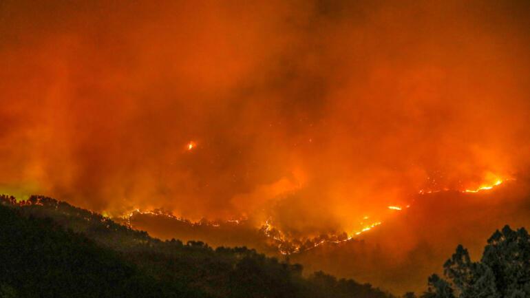 Son dakika... Yangında son durum... Alevler mahalleyi sardı... İşte orman yangınının devam ettiği yerler