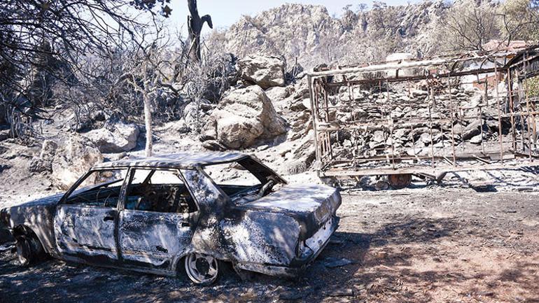 Şehir ışıkları değil alev topları