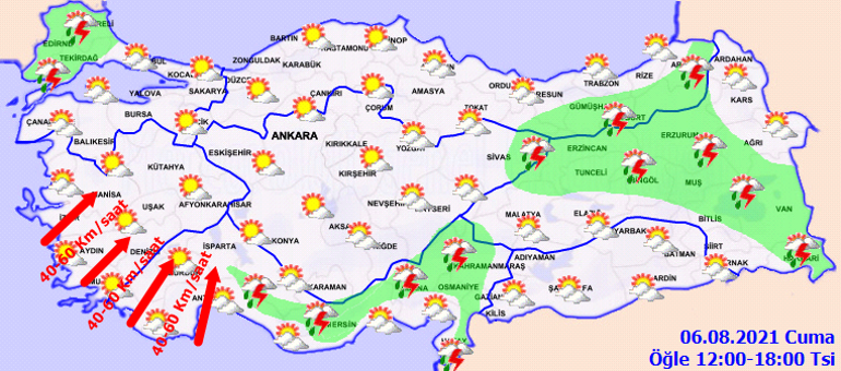 Son dakika Bölge bölge hava durumu uyarısı İstanbul için saat verildi